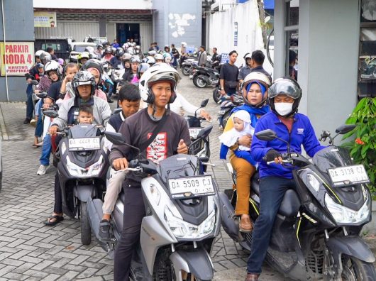 Peserta Terkesan! PT STSJ Yamaha Gelar Buka Bersama Rolling City & Gathering Lexi LX 155 di Banjarmasin