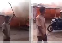 SUAMI MURKA! Bakar Rumah Sendiri Usai Pergoki Istri Selingkuh di Banyuasin