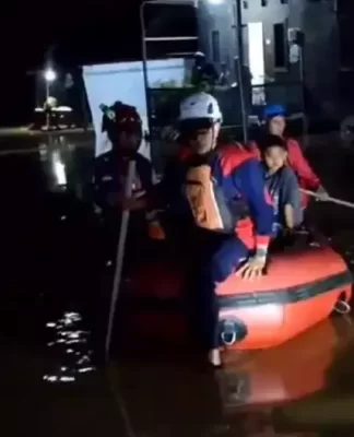 Hujan Deras Tiga Hari, Banjir Rendam Pemukiman Warga di Kutai Timur