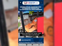 Seorang Pria Ditemukan Tergeletak di Parkiran KFC Banjarmasin
