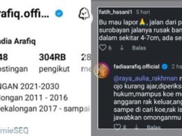 VIRAL! Akun Resmi Bupati Pekalongan Berkata Kasar dan Lakukan Intimidasi ketika Netizen Kritik Soal Jalan Rusak