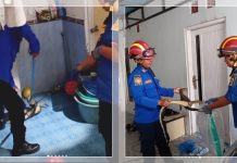 UPT Damkar Banjarbaru Amankan Biawak Raksasa: Waspada Risiko Gigitan Berbahaya!
