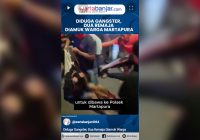 Diduga Gangster, Dua Remaja Diamuk Warga Martapura