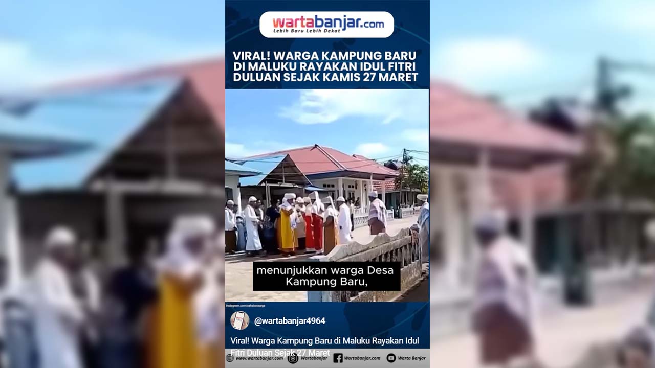 kampung baru rayakan idul fitri lebih dahulu
