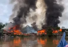 Delapan Bangunan Sarang Walet dan Rumah Warga Ludes Terbakar, Rugi Miliaran Rupiah