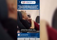 VIDEO - Viral! Penumpang Kelas Bisnis Garuda Indonesia Santai Hisap Vape Saat Penerbangan