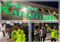 Kapolres Banjar Pimpin Patroli CIPKON ke Masjid Al Karomah, Ada Kasus Penusukan Usai Berbuka