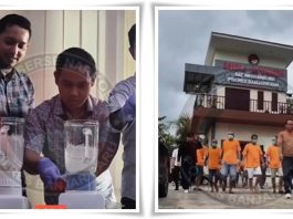 Pemusnahan Barang Bukti Narkotika oleh Polres Banjarbaru: 146,72 Gr Sabu dan 350 Karisoprodol Diblender