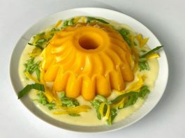 Cara Bikin Puding Labu Saus Cendol untuk Menu Takjil