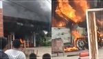 Tragedi di SPBU Konawe Utara: Mobil Terbakar Hebat hingga Polisi Alami Luka Bakar
