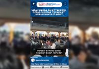 Viral Warga Salat Tarawih Cepat di Blitar, 23 Rakaat Selesai Hanya 10 Menit