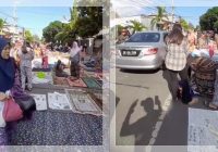 TARAWIH VIRAL! Warga Sumenep Gelar Sajadah Sejak Jam 3 Sore Depan Masjid, Jalanan Ikut Penuh