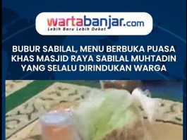 Bubur Sabilal, Menu Berbuka Puasa Khas Masjid Raya Sabilal Muhtadin yang Selalu Dirindukan Warga