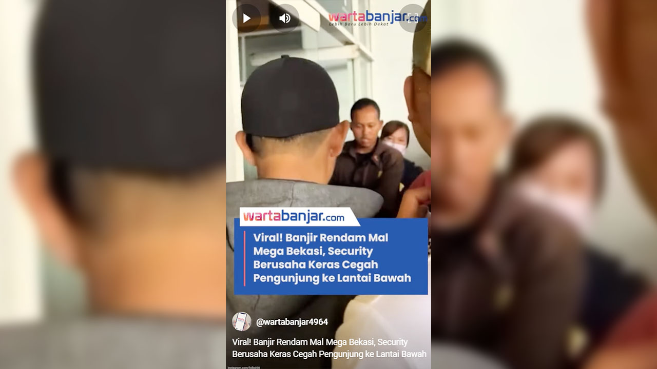 viral security mega mal bekasi