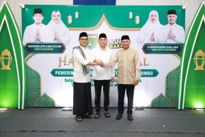 Bupati Tanah Bumbu, Andi Rudi Latif atau Bang Arul menggelar open house Idul Fitri 2025. (wartabanjar.com - Ist. MC Tanbu)
