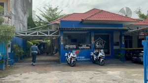 Suasana Denpom Lanal Banjarmasin, Rabu 2 April 2025 pagi. (wartabanjar.com - Iqnatius Aprianus)