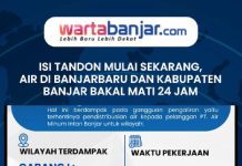 VIDEO - Isi Tandon Mulai Sekarang, Air di Banjarbaru dan Kabupaten Banjar Bakal Mati 24 Jam
