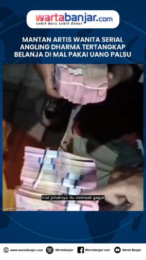VIDEO - Mantan Artis Wanita Serial Angling Dharma Tertangkap Belanja di Mal Pakai Uang Palsu