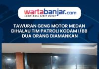 VIDEO - Tawuran Geng Motor Medan Dihalau Tim Patroli Kodam I/BB, Dua Orang Diamankan