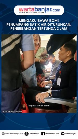 VIDEO - MENGAKU BAWA BOM! Penumpang Batik Air Diturunkan, Penerbangan Tertunda 2 Jam
