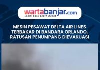 VIDEO - Mesin Pesawat Delta Air Lines Terbakar di Bandara Orlando, Ratusan Penumpang Dievakuasi
