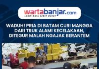 VIDEO - WADUH! Pria di Batam Curi Mangga dari Truk Alami Kecelakaan, Saat Ditegur Malah Ngajak Berantem