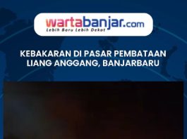 VIDEO - Kebakaran di Pasar Pembataan Liang Anggang Banjarbaru