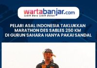 VIDEO - Pelari asal Indonesia Taklukkan Marathon des Sables 250 Km di Gurun Sahara Hanya Pakai Sandal​