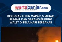 VIDEO - Kerugian H Ipin Capai 1,5 Miliar, Rumah dan Sarang Burung Walet di Pelaihari Terbakar