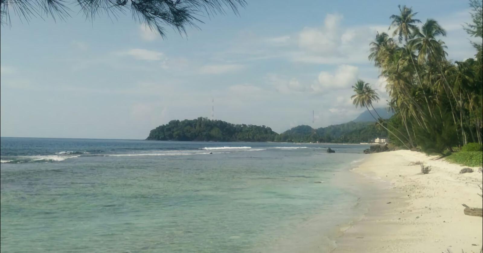 Ilustrasi Pantai Sungai Cuka, Satui (Istimewa)