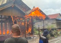 Diduga Akibat Korsleting, Rumah Sumari di Kintap Ludes Terbakar Kerugian Puluhan Juta Rupiah
