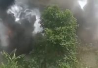 BREAKING NEWS : Kebakaran di Jalan HKSN Kebun Jeruk Dekat Makam Sultan Suriansyah