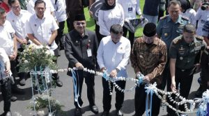 Ketua DPRD Provinsi Kalsel, H Supian HK menghadiri peresmian Mako Kabinda Kalsel, Kamis. (wartabanjar.com - Ist. Humas DPRD Kalsel)