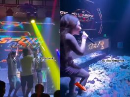 Viral! Nathalie Holscher Nge-DJ di Sidrap Sulsel Hujan Sawer di Atas Panggung