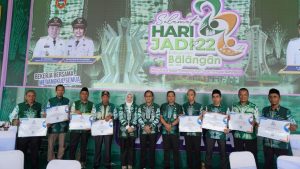 Sebanyak 10 desa di Kabupaten Balangan mendapatkan penghargaan dari Ombudsman RI. (wartabanjar.com - Alfi)