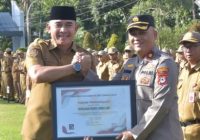 Polres Tanah Laut Terima Penghargaan dari Bupati Rahmat Trianto