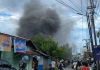 Kebakaran di Kuin Selatan Depan Gang Tiga Roda, Bangunan Diduga Milik Pedagang Bubur