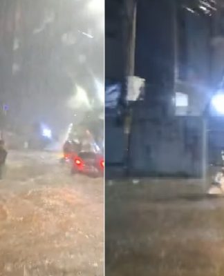 Jalanan di Banjarbaru Terendam Akibat Diguyur Hujan Deras Tadi Malam