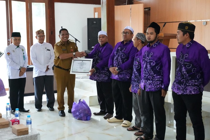 BKPRMI Tanah Laut Halalbihalal dengan Wabup Zazuli, Laporkan Himpun Zakat Fitrah Rp139,6 Juta dan 4,2 Ton Beras