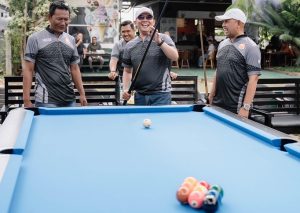 Pembukaan Turnamen Billiard Internasional Batulicin Open 2025 oleh Wakil Bupati H Bahsanudin mewakili Bupati Bang Arul. (wartabanjar.com - Rel)