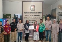 4 Lembaga Pemantau Pemilu Pantau PSU Kota Banjarbaru, Resmi Disertifikasi KPU Kalsel