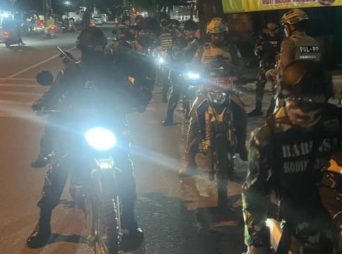 Tawuran Geng Motor Medan Dihalau Tim Patroli Kodam I/BB, Dua Orang Diamankan