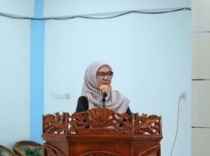 Ni’matul Izzati, Wakil Ketua Tim Penggerak Pemberdayaan dan Kesejahteraan Keluarga (TP PKK). (wartabanjar.com - Ist. MC HST)
