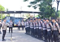 Personel Polres Tanah Laut Siap Back Up Pengamanan PSU di Kota Banjarbaru