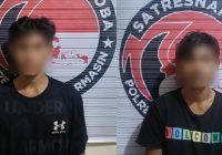 Dua Pengedar Narkoba di Jalan Kayu Manis Sungai Andai Ditangkap, Polisi Amankan 13 Paket Sabu