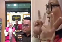 Viral! Ditahan dan Ditetapkan sebagai Tersangka Korupsi, Mantan Sekda Ini Pose Dua Jari Full Senyum