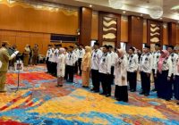 Plt Kadis PUPR Kalsel Ikuti Pengukuhan Ketua dan Pengurus TP Posyandu Oleh Gubernur H Muhidin