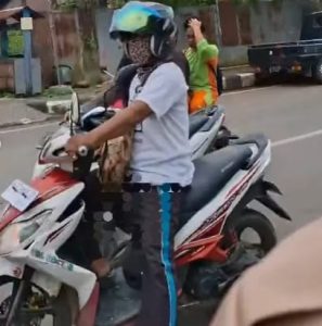 Pelaku eksibisionis dengan mengeluarkan alat kelamin dan memamerkannya di tempat umum terjadi di Tanjung Redeb, Berau, Kaltim. (wartabanjar.com - Ist @berauterkini)