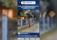 VIDEO - Viral! ASN Kumandangkan Azan Saat Kebakaran Hebat di Pidie Jaya