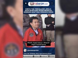 VIDEO - Cinta Tak Terhalang Jeruji, Agus Buntung Resmi Menikah Dengan Adat Bali Diwakili Keris